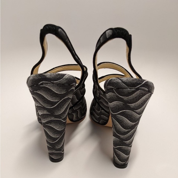 New Designer Sarah Flint Jacquard Pumps - Picture 8 of 9